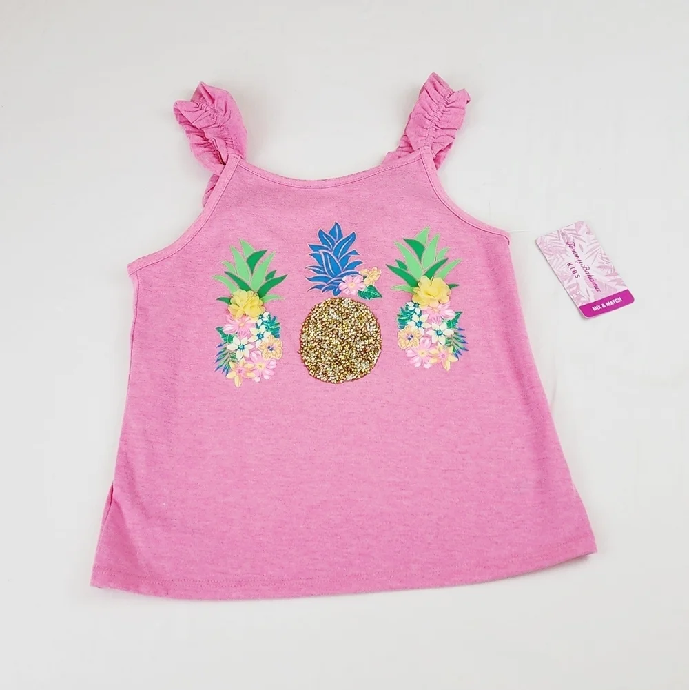 Tommy Bahamas Girls Pineapple Tanks Top